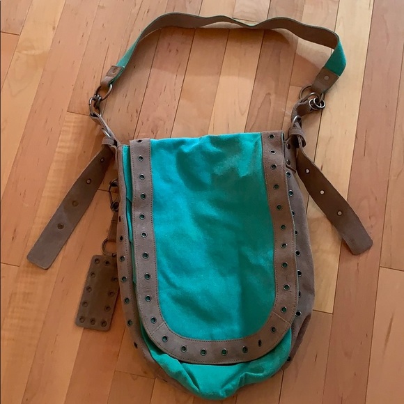 Fornarina green cross body bag - Picture 1 of 5